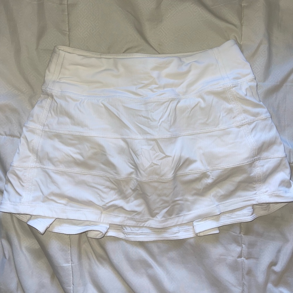 Lululemon white athletic tennis skirt